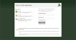 Desktop Screenshot of creditapp.nucor.com